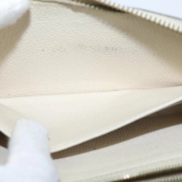 LOUIS VUITTON Monogram Empreinte Zippy Wallet Wallet Neige M60546 LV Auth 69792 - Picture 15 of 16